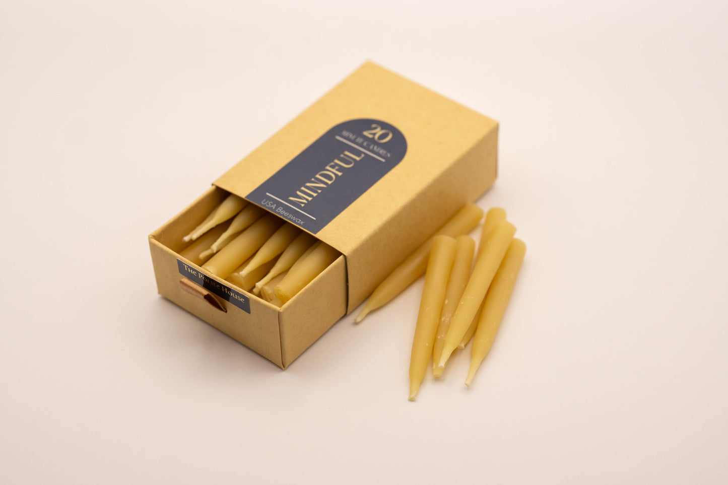 20-Minute Beeswax Candles - REFILL Candles: Set of 30, No Holder