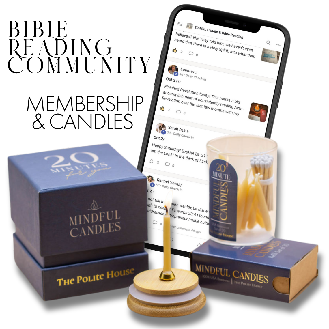 20 Minute Candles & Bible Reading Community