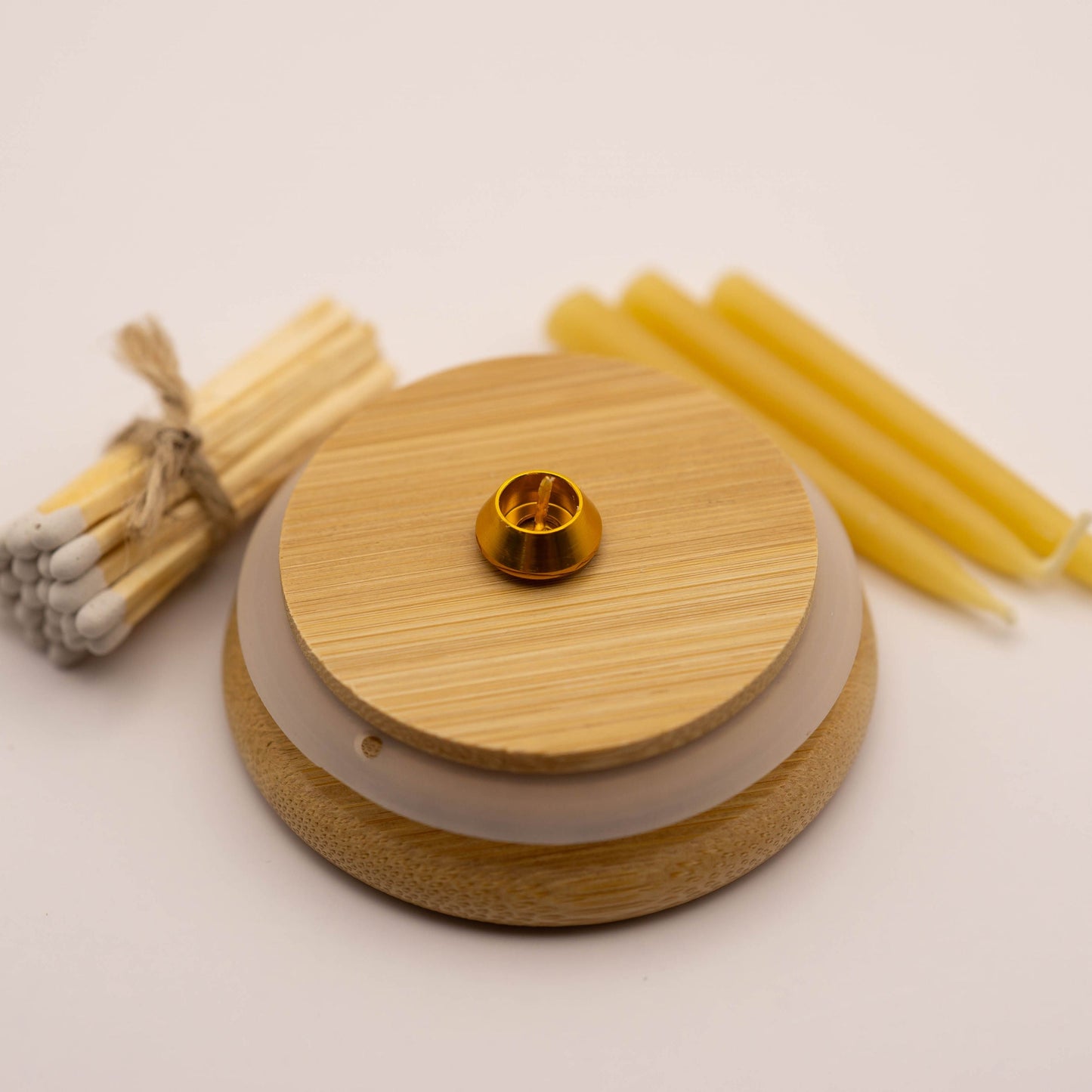 20-Minute Beeswax Candles in Jar